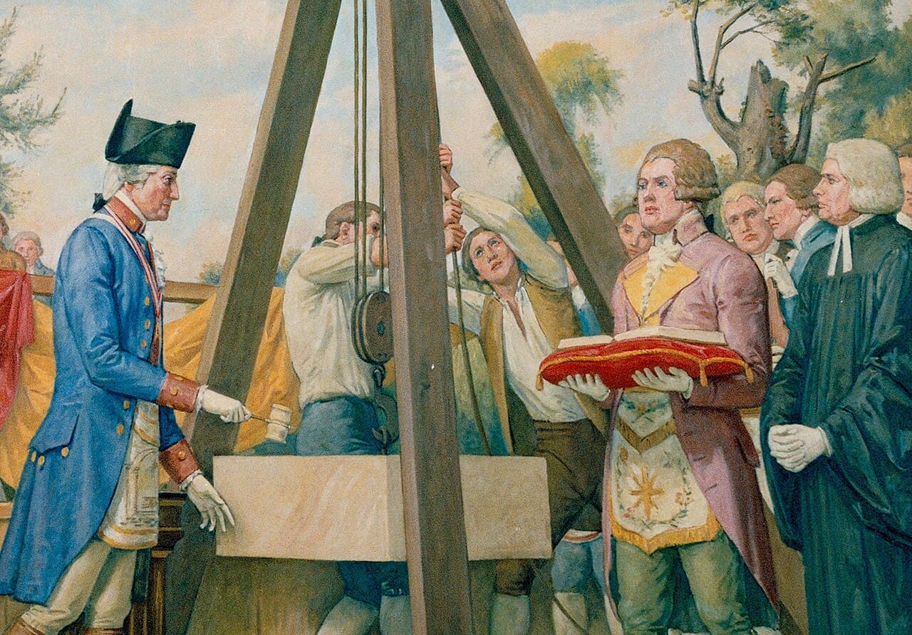 United States Capitol cornerstone laying