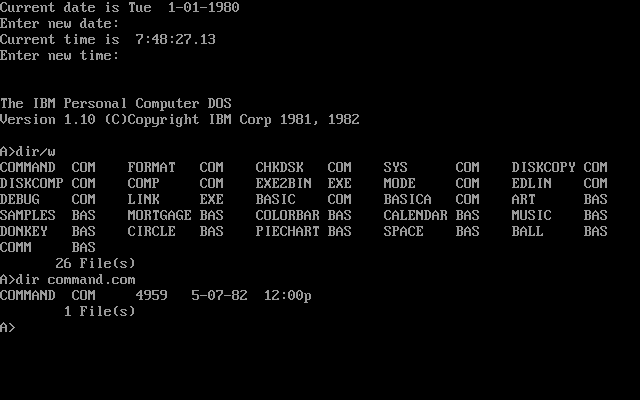 IBM PC DOS