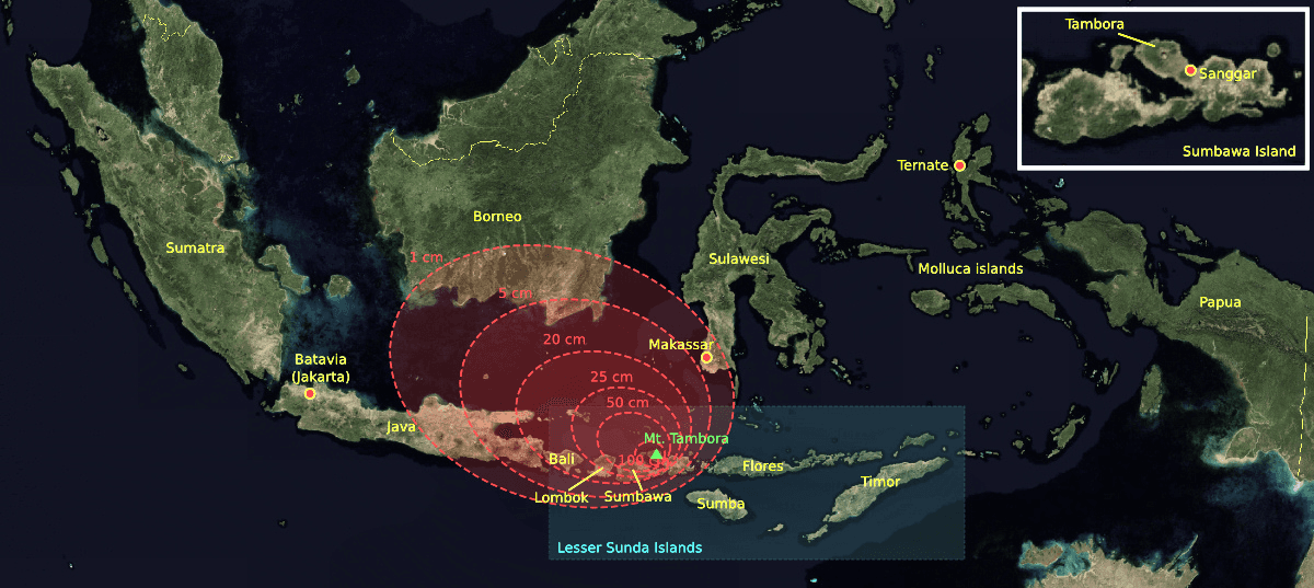 1815 eruption of Mount Tambora
